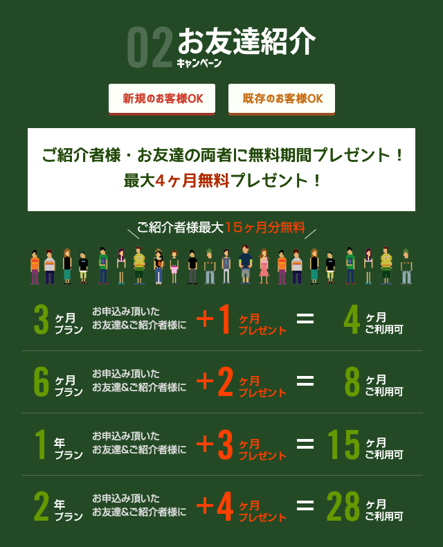 お友達紹介キャンペーン