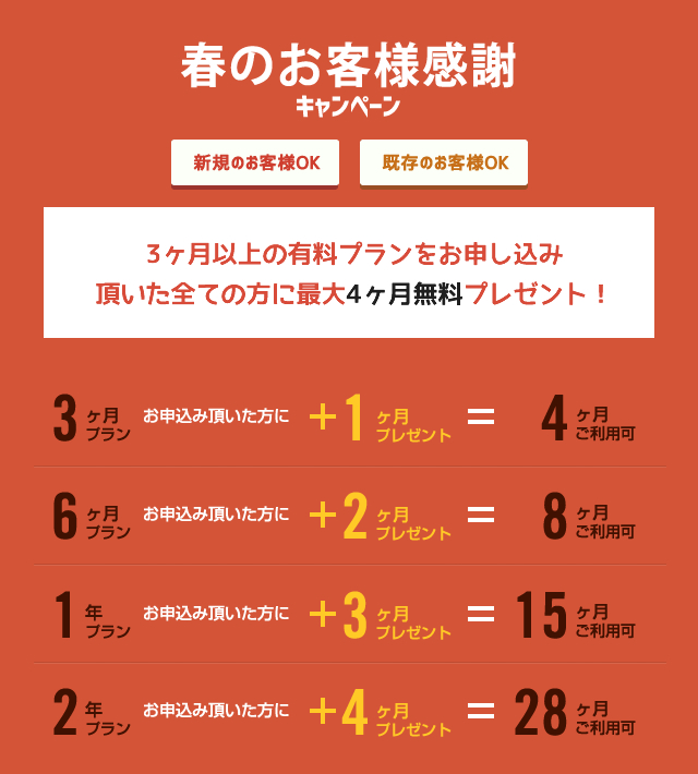 感謝祭キャンペーン